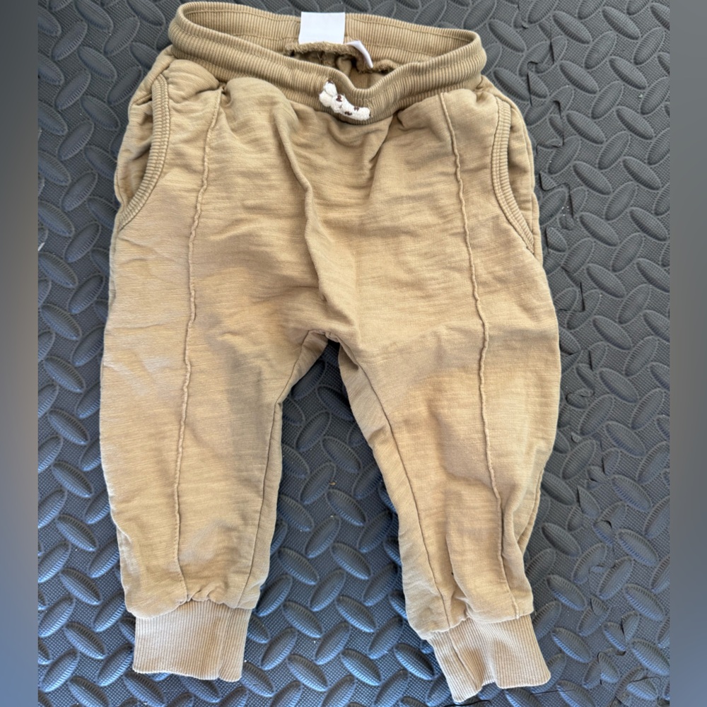 Zara Kids Beige Jogger Sweatpants